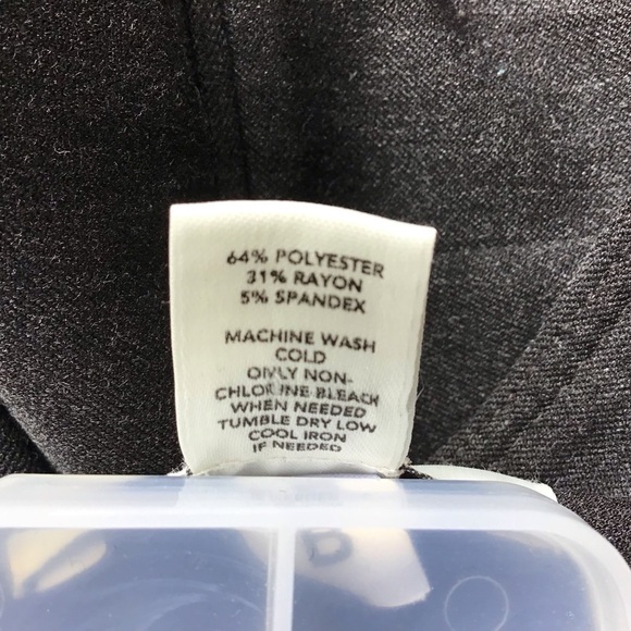 Loft Marisa charcoal gray, wide leg, low rise trousers. 90’s ? Size 4. - Picture 6 of 7